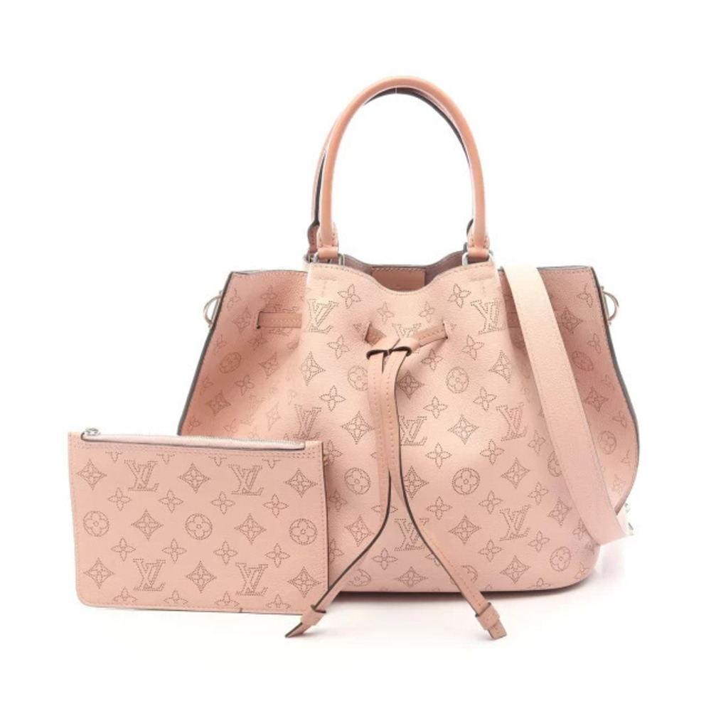 Louis Vuitton Girolatta Mahina Magnolia Pink Handbag Leather Pink